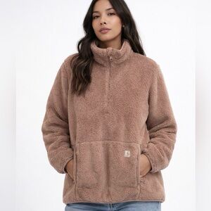 Carhartt half zip teddy pullover